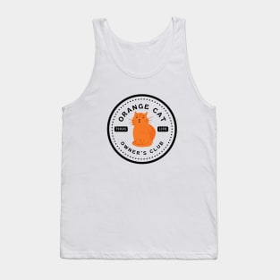 Orange Cat Owner's Club Tank Top